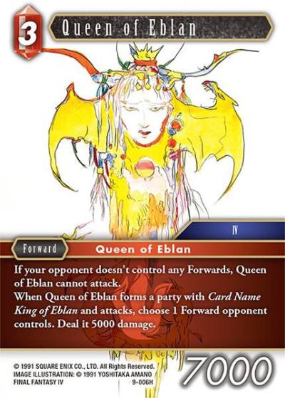 Queen of Eblan 9-006H Opus IX Final Fantasy card