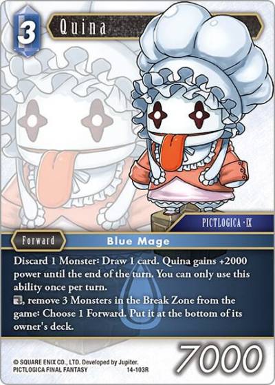 Quina 14-103R Opus XIV: Crystal Abyss Final Fantasy card