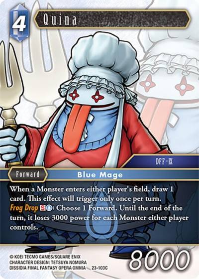 Quina 23-103C Hidden Trials Final Fantasy card