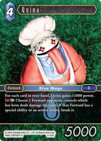 Quina 3-133C Deck Exclusive Cards Final Fantasy card