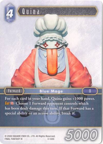 Quina 3-133C Opus III Final Fantasy card