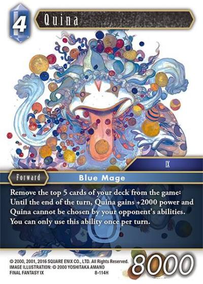 Quina 8-114H Opus VIII Final Fantasy card