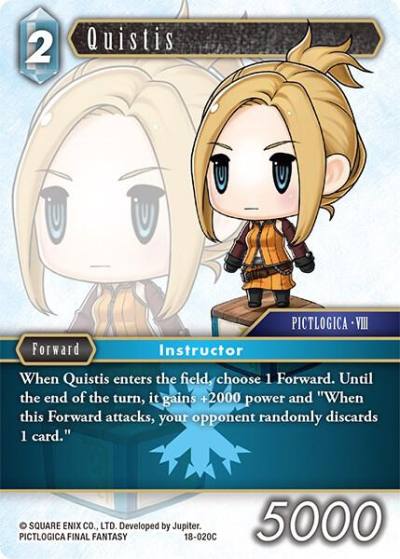Quistis 18-020R Resurgence of Power Final Fantasy card