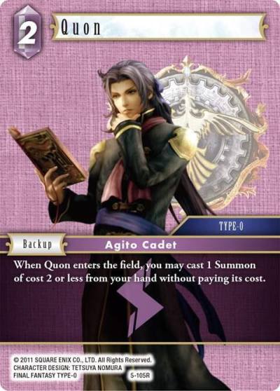 Quon 5-105R Opus V Final Fantasy card