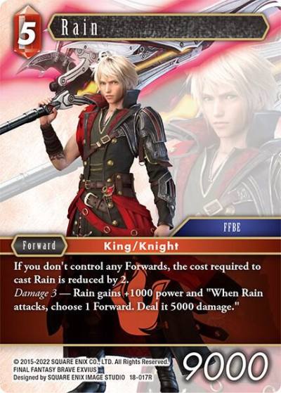 Rain 18-017R Resurgence of Power Final Fantasy card