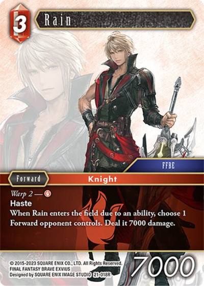 Rain 21-018R Beyond Destiny Final Fantasy card