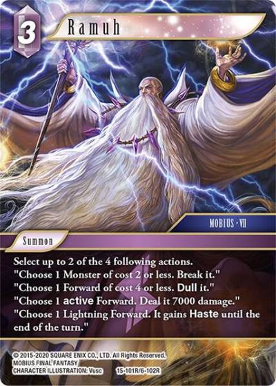 Ramuh 15-101R/6-102R Crystal Dominion Final Fantasy card