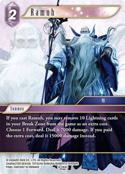 Ramuh 18-084C Resurgence of Power Final Fantasy card