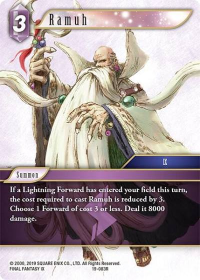 Ramuh 19-083R From Nightmares Final Fantasy card