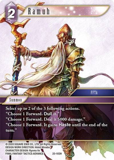 Ramuh 20-103H Dawn of Heroes Final Fantasy card
