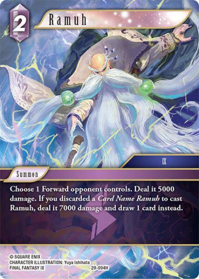 Ramuh 29-094H Blissful Eternity Final Fantasy card