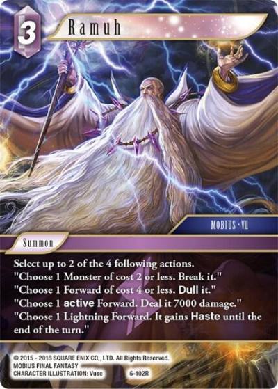 Ramuh 6-102R Opus VI Final Fantasy card