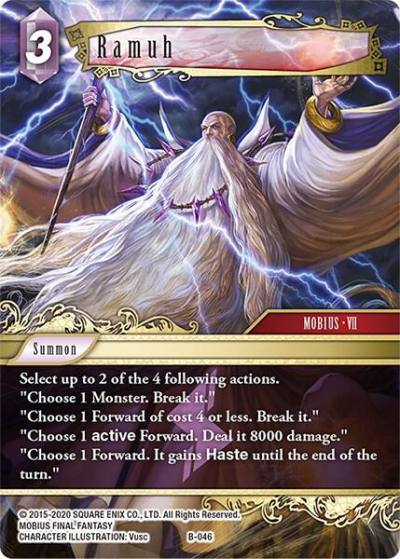 Ramuh B-046 Boss Deck: Final Fantasy VII Final Fantasy card