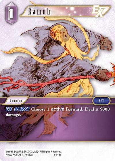 Ramuh EX 1-143C Opus I Final Fantasy card