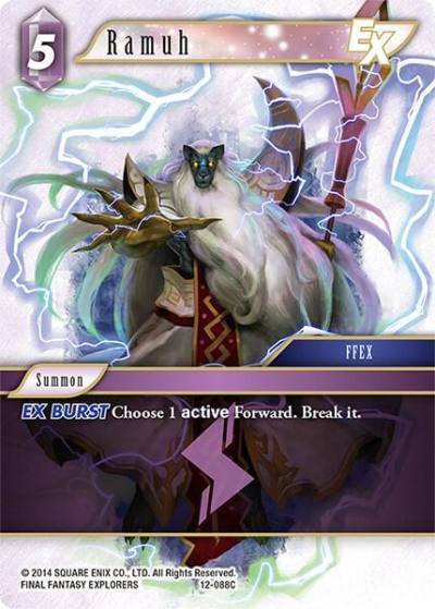 Ramuh EX 12-088C Opus XII Final Fantasy card