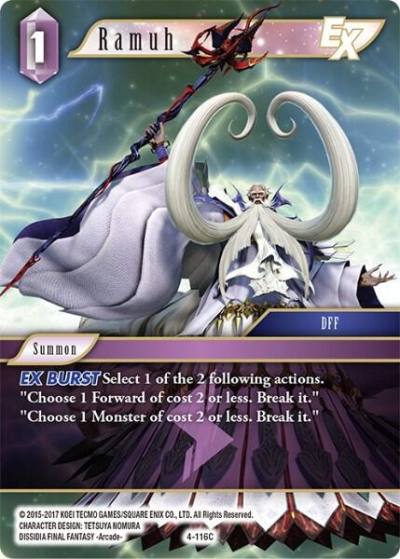 Ramuh EX 4-116C Opus IV Final Fantasy card
