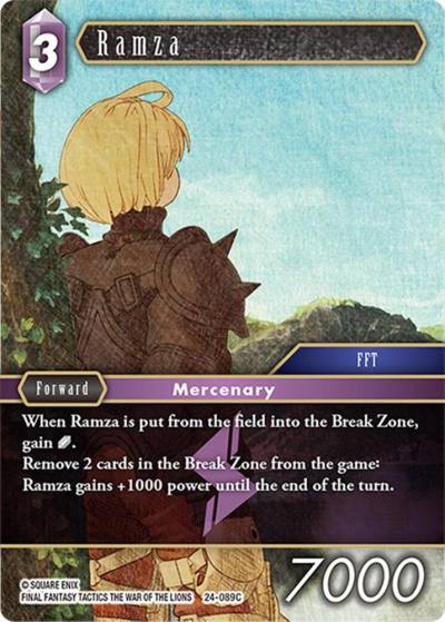 Ramza 24-089C Hidden Legends Final Fantasy card
