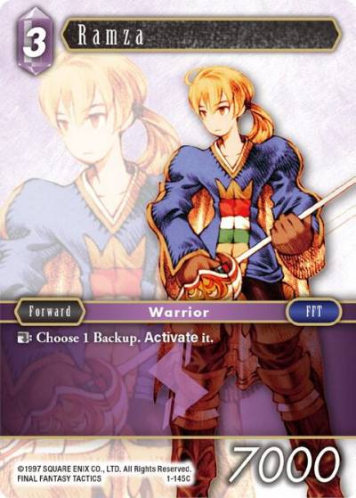Ramza Common 1-145C Opus I Final Fantasy card