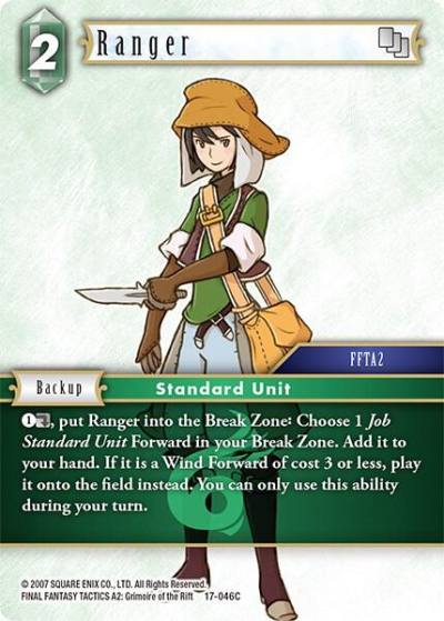 Ranger 17-046C Rebellion's Call Final Fantasy card