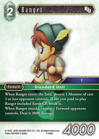 Ranger 7-048C Opus VII Final Fantasy card