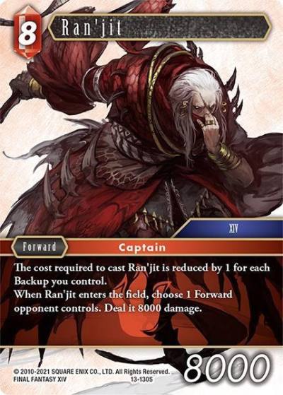 Ranjit 13-130S Opus XIII: Crystal Radiance Final Fantasy card