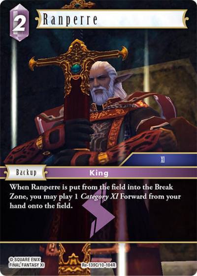 Ranperre Re-139C/10-104R Legacy Collection Final Fantasy card