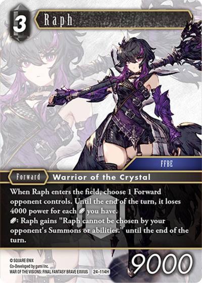 Raph 24-114H Hidden Legends Final Fantasy card