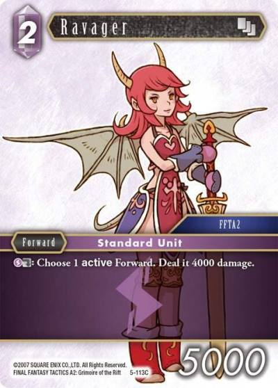 Ravager 5-113C Opus V Final Fantasy card