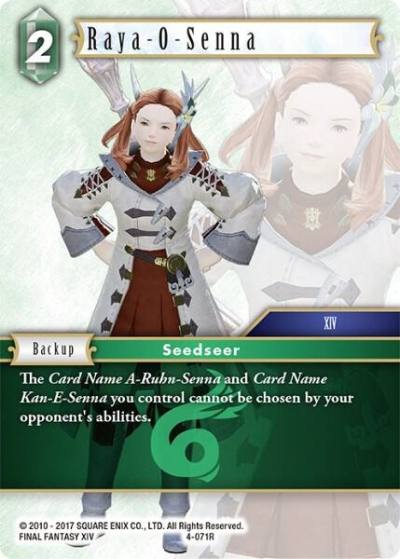 Raya O Senna 4-071R Opus IV Final Fantasy card