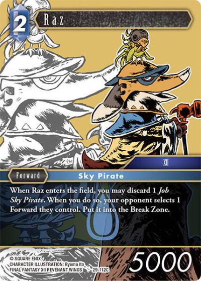 Raz 29-112C Blissful Eternity Final Fantasy card