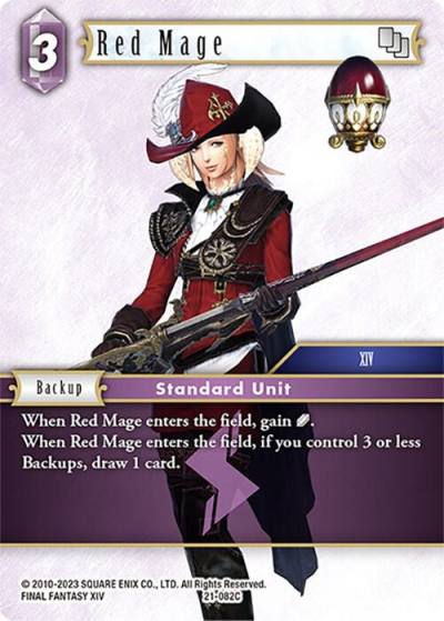 Red Mage 082C 21-082C Beyond Destiny Final Fantasy card