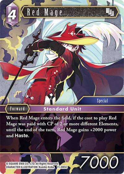 Red Mage 11-085C Opus XI Final Fantasy card