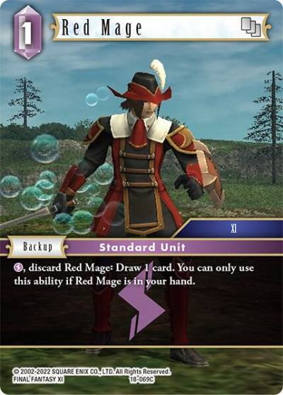 Red Mage 18-069C Resurgence of Power Final Fantasy card