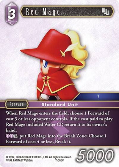 Red Mage 7-085C Opus VII Final Fantasy card