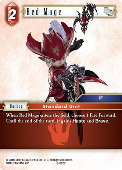 Red Mage 8-002C Opus VIII Final Fantasy card