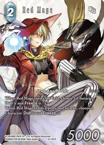 Red Mage Full Art 21-021C Beyond Destiny Final Fantasy card
