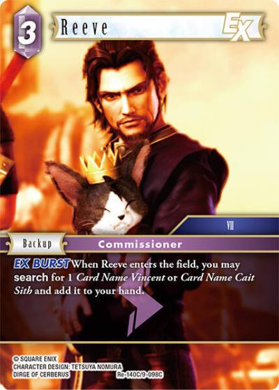 Reeve EX Re-140C/9-098C Legacy Collection Final Fantasy card