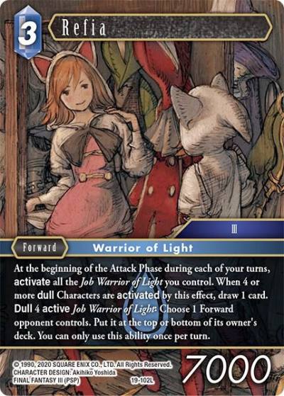 Refia 19-102L From Nightmares Final Fantasy card