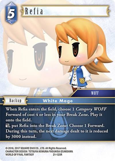 Refia 21-120R Beyond Destiny Final Fantasy card