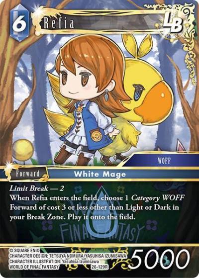 Refia LB 26-129R Gunslinger in the abyss Final Fantasy card