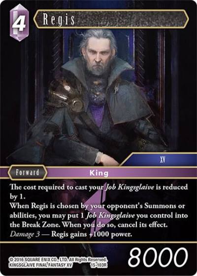 Regis 15-103R Crystal Dominion Final Fantasy card