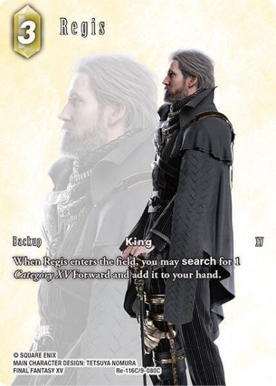 Regis Full Art Re-116C/9-080C Legacy Collection Final Fantasy card