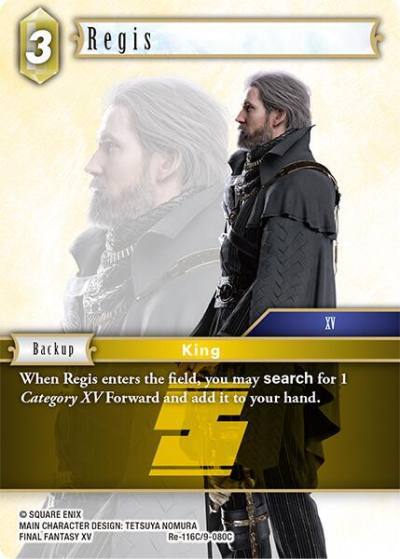 Regis Re-116C/9-080C Legacy Collection Final Fantasy card