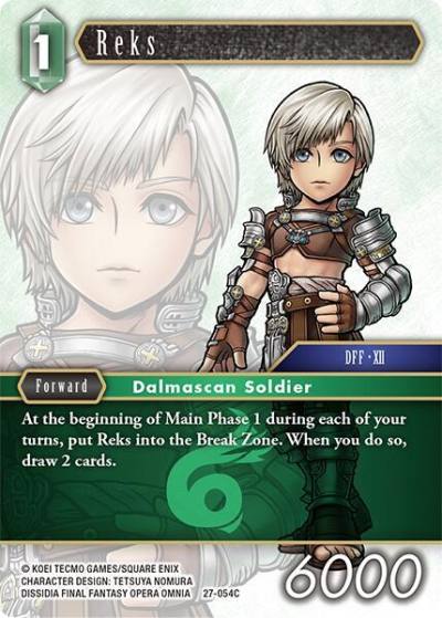 Reks 27-054C Journey of discovery Final Fantasy card