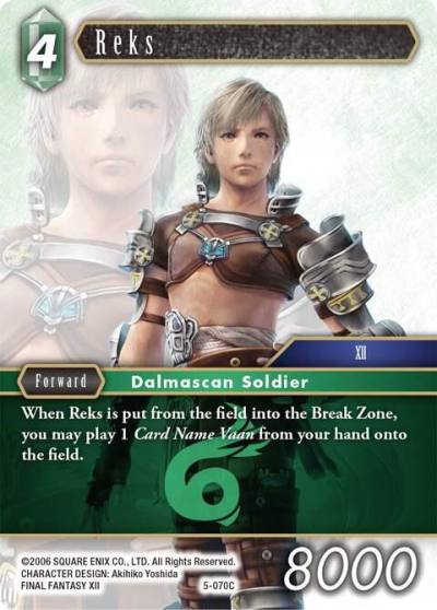 Reks 5-070C Opus V Final Fantasy card