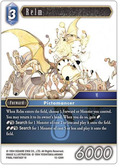 Relm 15-124H Crystal Dominion Final Fantasy card