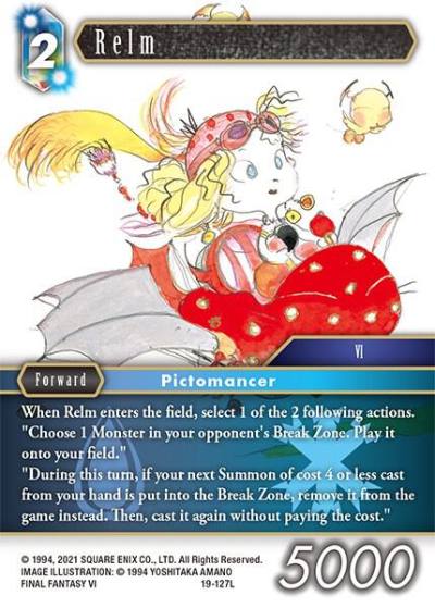 Relm 19-127L From Nightmares Final Fantasy card
