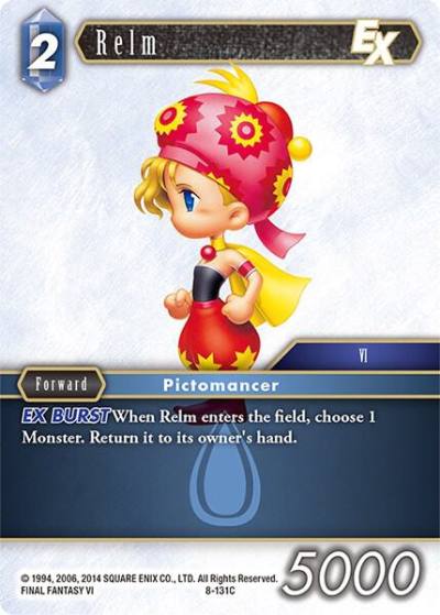 Relm EX 8-131C Opus VIII Final Fantasy card