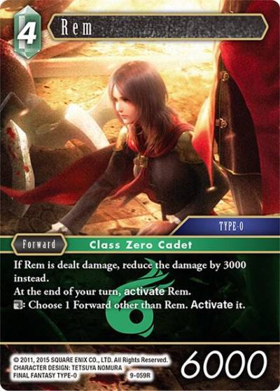 Rem 9-059R Opus IX Final Fantasy card