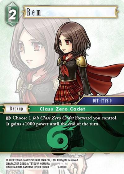 Rem 9-060C Opus IX Final Fantasy card